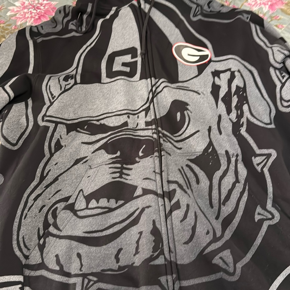 Men’s black champs xl Georgia bulldogs zip up jacket